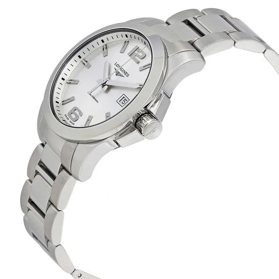 JMS always Bracelets Original Longines Conquest Silver Dial Stainless Steel Mens 41mm Watch L37594766 JMS always Bracelets Original Longines Conquest Silver Dial Stainless Steel Mens 41mm Watch L37594766