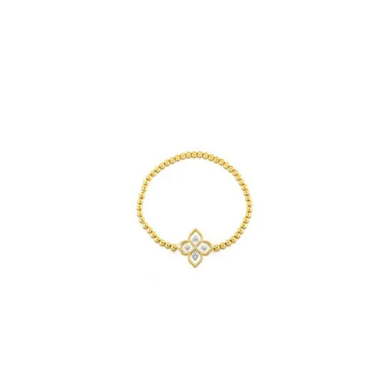 JMS always Bracelets Original Roberto Coin 18k Yellow Gold 16ctw Flower Bracelet 7773055AJLBX JMS always Bracelets Original Roberto Coin 18k Yellow Gold 16ctw Flower Bracelet 7773055AJLBX