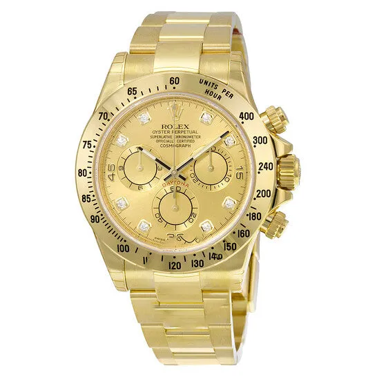 JMS always Bracelets Original Rolex Cosmograph Daytona Champagne Dial 18K Yellow Gold Oyster Bracelet Mens Watch 116528CDO JMS always Bracelets Original Rolex Cosmograph Daytona Champagne Dial 18K Yellow Gold Oyster Bracelet Mens Watch 116528CDO
