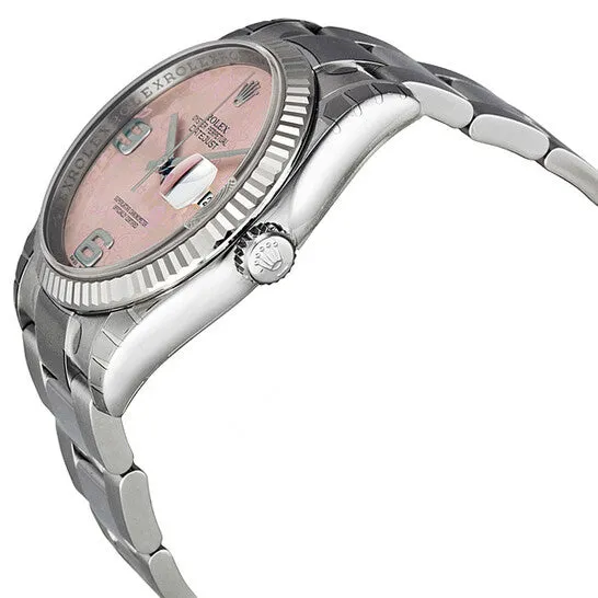 JMS always Bracelets Original Rolex Oyster Perpetual 36 mm Pink Floral Dial Stainless Steel Bracelet Automatic Ladies Watch 116234PAFO JMS always Bracelets Original Rolex Oyster Perpetual 36 mm Pink Floral Dial Stainless Steel Bracelet Automatic Ladies Watch 116234PAFO