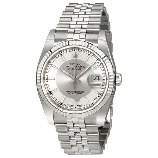 JMS always Bracelets Original Rolex Oyster Perpetual 36 mm Silver Dial Stainless Steel Jubilee Bracelet Automatic Mens Watch 116234SRSJ JMS always Bracelets Original Rolex Oyster Perpetual 36 mm Silver Dial Stainless Steel Jubilee Bracelet Automatic Mens Watch 116234SRSJ