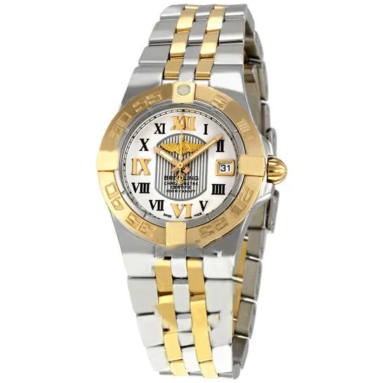 JMS always Earrings Original Breitling Galactic 30 Sierra Silver Dial Steel and 18kt Gold Ladies Watch C71340L2G672TT
