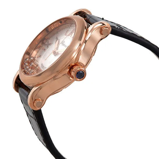 JMS always Earrings Original Chopard Happy Sport 18kt Rose Gold Silver Guilloche Dial Ladies Watch 2748085001 JMS always Earrings Original Chopard Happy Sport 18kt Rose Gold Silver Guilloche Dial Ladies Watch 2748085001