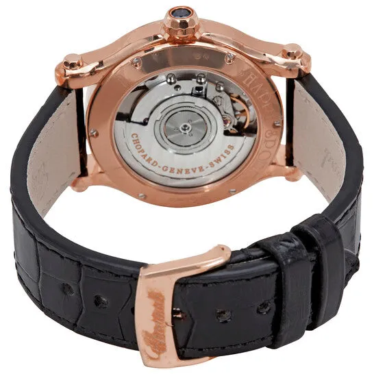 JMS always Earrings Original Chopard Happy Sport 18kt Rose Gold Silver Guilloche Dial Ladies Watch 2748085001 JMS always Earrings Original Chopard Happy Sport 18kt Rose Gold Silver Guilloche Dial Ladies Watch 2748085001