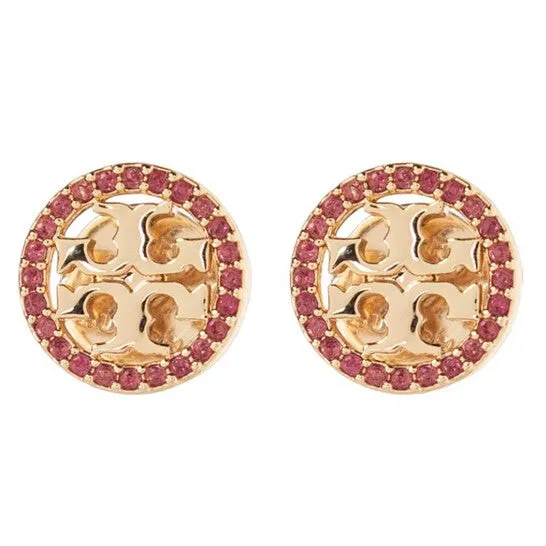 JMS always Earrings Original Tory Burch Miller Crystal Pave Stud Earrings JMS always Earrings Original Tory Burch Miller Crystal Pave Stud Earrings
