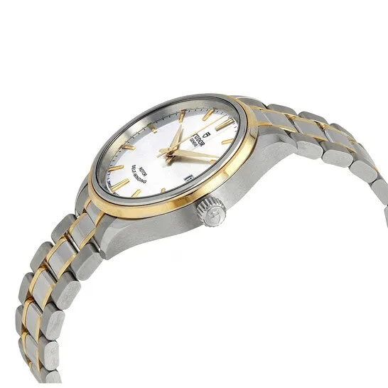 JMS always Earrings Original Tudor Style Automatic Silver Dial Steel and Yellow Gold 34 mm Ladies Watch M123030002 JMS always Earrings Original Tudor Style Automatic Silver Dial Steel and Yellow Gold 34 mm Ladies Watch M123030002