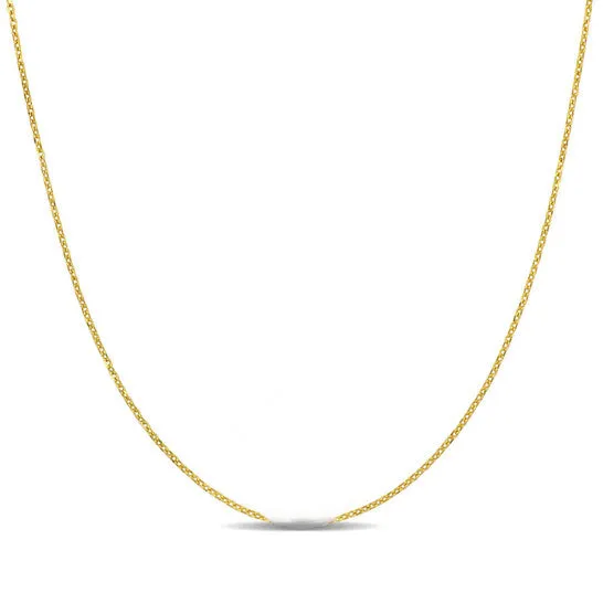 JMS always Necklaces Original AMOUR 07mm Diamondcut Cable Chain Necklace In 14K Yellow Gold 16 In JMS always Necklaces Original AMOUR 07mm Diamondcut Cable Chain Necklace In 14K Yellow Gold 16 In