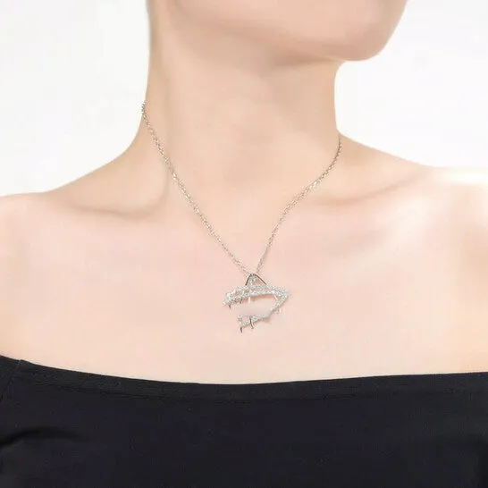 JMS always Necklaces Original Megan Walford Sterling Silver Round Cubic Zirconia Star Pendant Necklace JMS always Necklaces Original Megan Walford Sterling Silver Round Cubic Zirconia Star Pendant Necklace