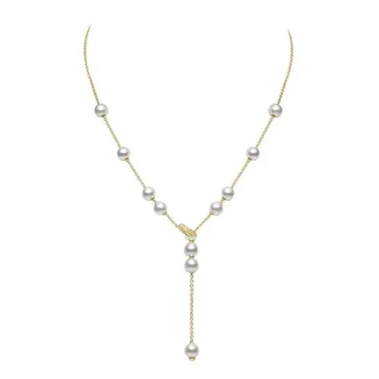 JMS always Necklaces Original Mikimoto Pearls in Motion Necklace PPL351DK11 JMS always Necklaces Original Mikimoto Pearls in Motion Necklace PPL351DK11