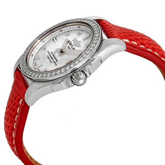 JMS always Original Breitling Galactic Mother of Pearl Diamond Dial Ladies Watch A7433053A780RDZT Watches JMS always Original Breitling Galactic Mother of Pearl Diamond Dial Ladies Watch A7433053A780RDZT Watches