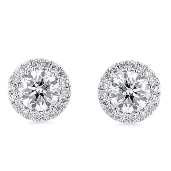 JMS always Original Diamond Muse 070 cttw 14KT White Gold Round Solitaire Diamond Stud Earrings for Women Earrings JMS always Original Diamond Muse 070 cttw 14KT White Gold Round Solitaire Diamond Stud Earrings for Women Earrings