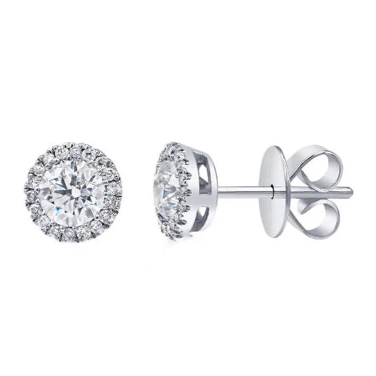 JMS always Original Diamond Muse 070 cttw 14KT White Gold Round Solitaire Diamond Stud Earrings for Women Earrings JMS always Original Diamond Muse 070 cttw 14KT White Gold Round Solitaire Diamond Stud Earrings for Women Earrings