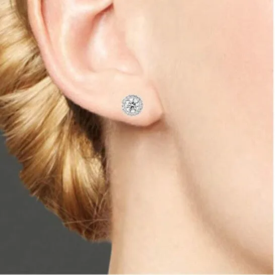 JMS always Original Diamond Muse 070 cttw 14KT White Gold Round Solitaire Diamond Stud Earrings for Women Earrings JMS always Original Diamond Muse 070 cttw 14KT White Gold Round Solitaire Diamond Stud Earrings for Women Earrings