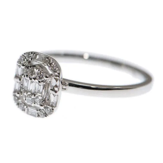 JMS always Original New J Collection Fine Jewellery Ring W Diamond9 Cdibag 018 Ct14 Rddi 015 Ct18kw 281 Gm 18kt White Gold Silver Rings JMS always Original New J Collection Fine Jewellery Ring W Diamond9 Cdibag 018 Ct14 Rddi 015 Ct18kw 281 Gm 18kt White Gold Silver Rings