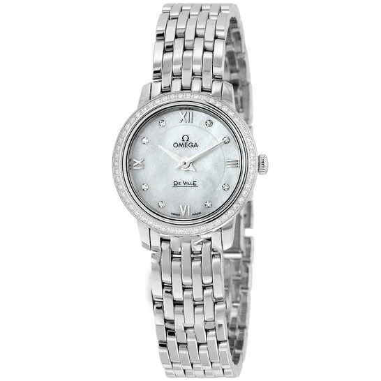 JMS always Original Omega De Ville Prestige Mother of Pearl Dial Stainless Steel Quartz Ladies Watch 42415246055001 Necklaces JMS always Original Omega De Ville Prestige Mother of Pearl Dial Stainless Steel Quartz Ladies Watch 42415246055001 Necklaces