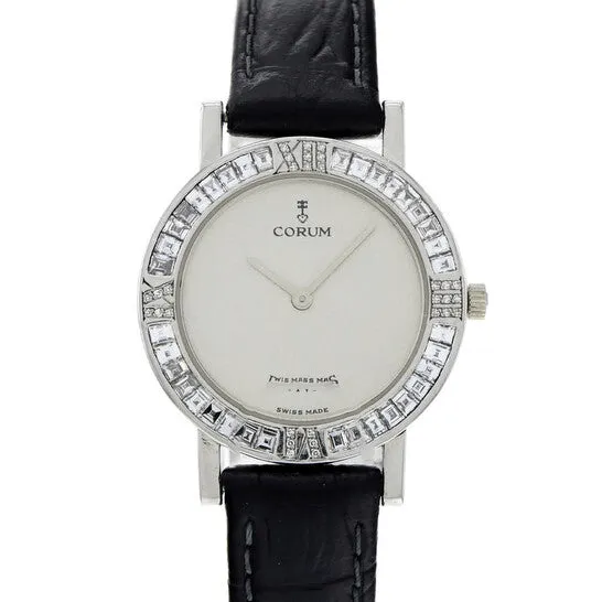 JMS always Original Preowned Corum Romvlvs Quartz Diamond Silver Dial Ladies Watch 5021179 Watches JMS always Original Preowned Corum Romvlvs Quartz Diamond Silver Dial Ladies Watch 5021179 Watches