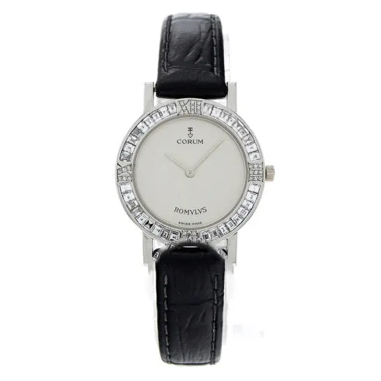JMS always Original Preowned Corum Romvlvs Quartz Diamond Silver Dial Ladies Watch 5021179 Watches JMS always Original Preowned Corum Romvlvs Quartz Diamond Silver Dial Ladies Watch 5021179 Watches