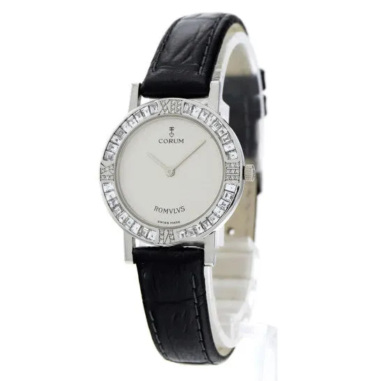 JMS always Original Preowned Corum Romvlvs Quartz Diamond Silver Dial Ladies Watch 5021179 Watches JMS always Original Preowned Corum Romvlvs Quartz Diamond Silver Dial Ladies Watch 5021179 Watches