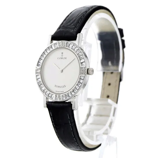 JMS always Original Preowned Corum Romvlvs Quartz Diamond Silver Dial Ladies Watch 5021179 Watches JMS always Original Preowned Corum Romvlvs Quartz Diamond Silver Dial Ladies Watch 5021179 Watches