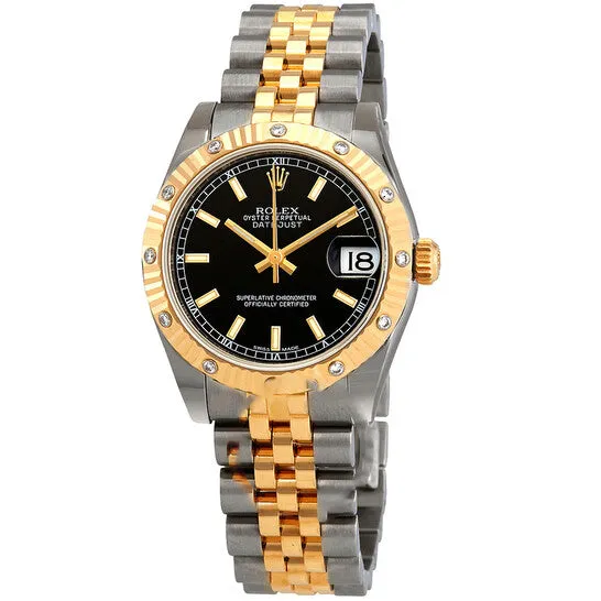 JMS always Original Rolex Datejust Lady 31 Black Dial Stainless Steel and 18K Yellow Gold Jubilee Bracelet Automatic Watch 178313BKSJ Bracelets JMS always Original Rolex Datejust Lady 31 Black Dial Stainless Steel and 18K Yellow Gold Jubilee Bracelet Automatic Watch 178313BKSJ Bracelets