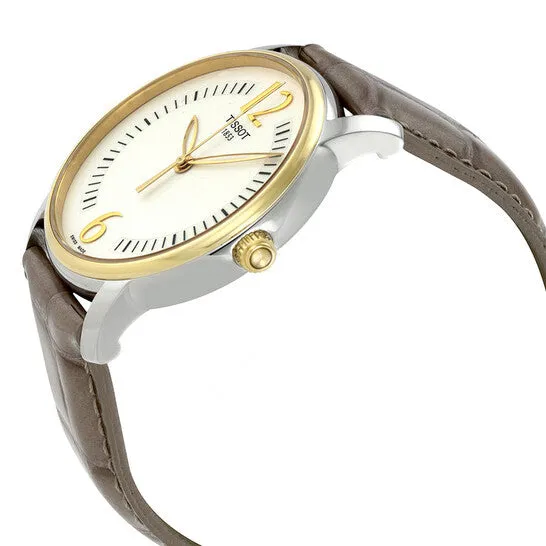 JMS always Original Tissot TTrend White Dial Gray Leather Ladies Watch T0522102603700 Watches JMS always Original Tissot TTrend White Dial Gray Leather Ladies Watch T0522102603700 Watches
