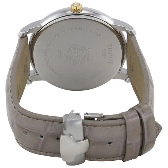 JMS always Original Tissot TTrend White Dial Gray Leather Ladies Watch T0522102603700 Watches JMS always Original Tissot TTrend White Dial Gray Leather Ladies Watch T0522102603700 Watches