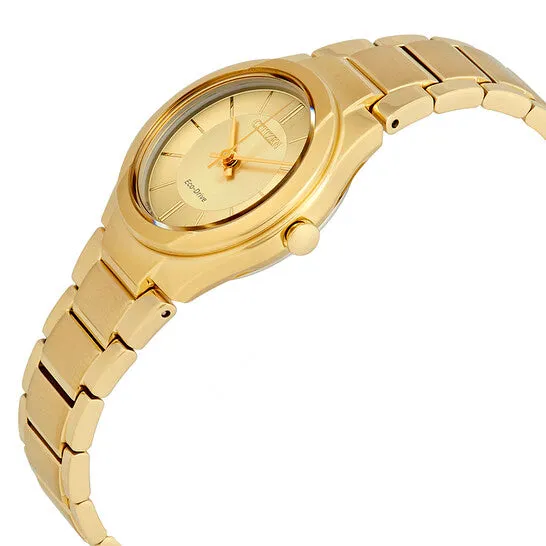 JMS always Rings Original Citizen Paradigm Champagne Dial Yellow Goldtone Ladies Watch FE209257P JMS always Rings Original Citizen Paradigm Champagne Dial Yellow Goldtone Ladies Watch FE209257P