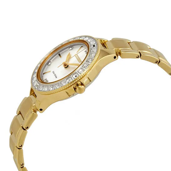 JMS always Rings Original Citizen Silhouette Crystal Silver Dial Goldtone Mens Watch FE119258A JMS always Rings Original Citizen Silhouette Crystal Silver Dial Goldtone Mens Watch FE119258A