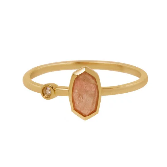 JMS always Rings Original Kendra Scott Chastain 14K Yellow Gold White Diamond and Pink Tourmaline Ring sz 7 4217715965 JMS always Rings Original Kendra Scott Chastain 14K Yellow Gold White Diamond and Pink Tourmaline Ring sz 7 4217715965