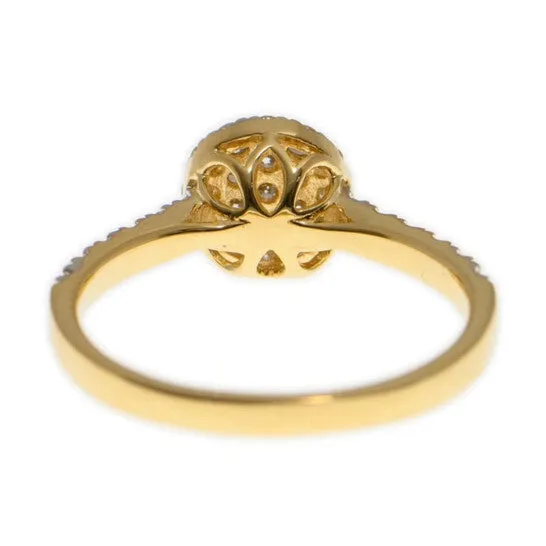 JMS always Rings Original New J Collection Fine Jewellery Ring W Diamond 31 Rddi 058 Ct18ky 274 Gm 18kt Yellow Gold Gold JMS always Rings Original New J Collection Fine Jewellery Ring W Diamond 31 Rddi 058 Ct18ky 274 Gm 18kt Yellow Gold Gold