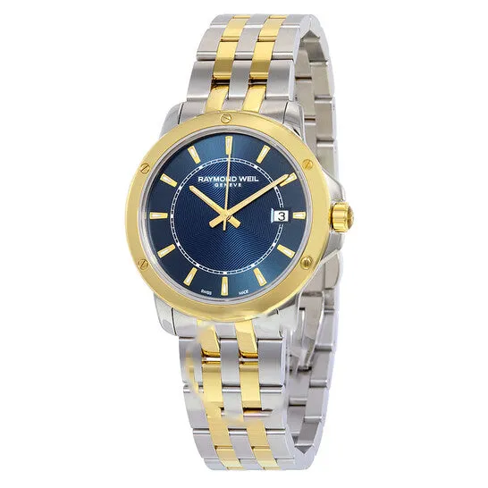 JMS always Rings Original Raymond Weil Tango Blue Dial Twotone Mens Watch RW5591STP50001 JMS always Rings Original Raymond Weil Tango Blue Dial Twotone Mens Watch RW5591STP50001