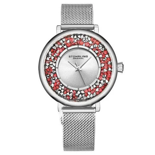 JMS always Rings Original Stuhrling Original Symphony Silvertone Dial Ladies Watch M15458 JMS always Rings Original Stuhrling Original Symphony Silvertone Dial Ladies Watch M15458