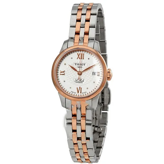 JMS always Rings Original Tissot Le Locle Silver Diamond Dial Automatic Two Tone Ladies Watch T41218316 JMS always Rings Original Tissot Le Locle Silver Diamond Dial Automatic Two Tone Ladies Watch T41218316