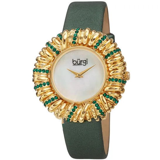 JMS always Watches Original Burgi Twisted Bezel Quartz Diamond White Dial Ladies Watch BUR255GN JMS always Watches Original Burgi Twisted Bezel Quartz Diamond White Dial Ladies Watch BUR255GN