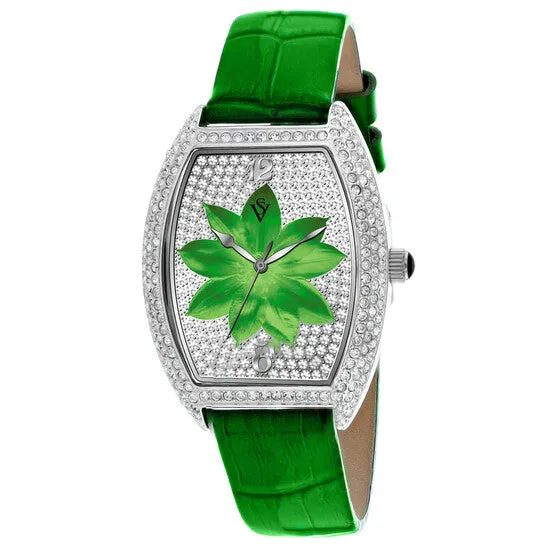 JMS always Watches Original Christian Van Sant Lotus Quartz Green Dial Ladies Watch CV4853 JMS always Watches Original Christian Van Sant Lotus Quartz Green Dial Ladies Watch CV4853
