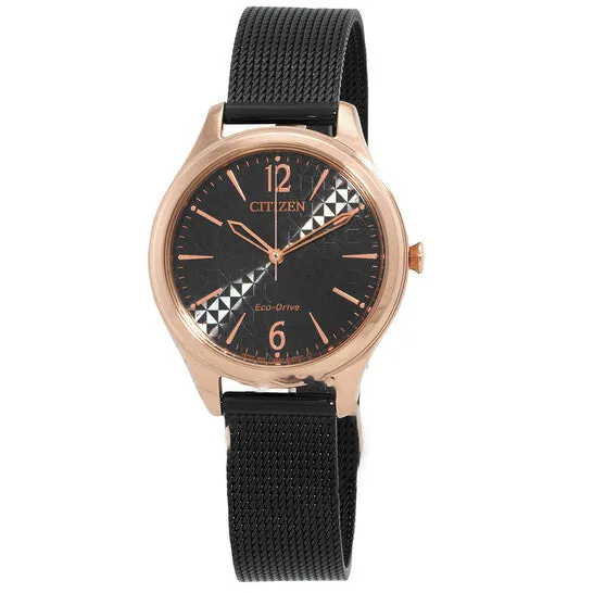 JMS always Watches Original Citizen EcoDrive Black Dial Ladies Watch EM050987E JMS always Watches Original Citizen EcoDrive Black Dial Ladies Watch EM050987E