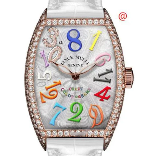 JMS always Watches Original Franck Muller Crazy Hours Automatic Diamond Silver Dial Ladies Watch 5850CH30THCOLDRMD5N JMS always Watches Original Franck Muller Crazy Hours Automatic Diamond Silver Dial Ladies Watch 5850CH30THCOLDRMD5N