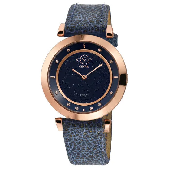 JMS always Watches Original GV2 by Gevril Lombardy Quartz Diamond Blue Dial Ladies Watch 14403 JMS always Watches Original GV2 by Gevril Lombardy Quartz Diamond Blue Dial Ladies Watch 14403