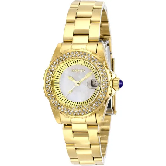 JMS always Watches Original Invicta Angel Quartz Crystal Mother of Pearl Dial Ladies Watch 28444 JMS always Watches Original Invicta Angel Quartz Crystal Mother of Pearl Dial Ladies Watch 28444