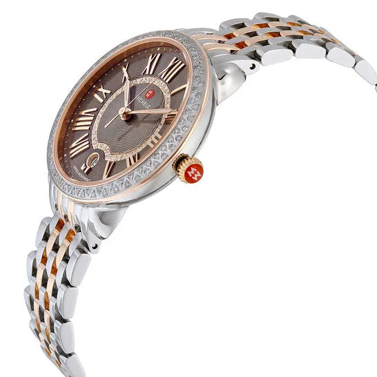 JMS always Watches Original Michele Serein 16 Diamond Cocoa Diamond Dial Ladies Watch MWW21B000061 JMS always Watches Original Michele Serein 16 Diamond Cocoa Diamond Dial Ladies Watch MWW21B000061