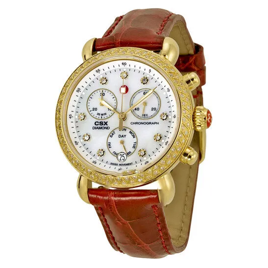 JMS always Watches Original Michele Signature CSX Mother of Pearl Dial Leather Ladies Watch MWW03M000145 JMS always Watches Original Michele Signature CSX Mother of Pearl Dial Leather Ladies Watch MWW03M000145
