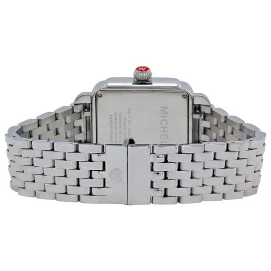 JMS always Watches Original Michele Signature Deco Diamond Silver Guilloche Dial Steel Ladies Watch MWW06T000055 JMS always Watches Original Michele Signature Deco Diamond Silver Guilloche Dial Steel Ladies Watch MWW06T000055
