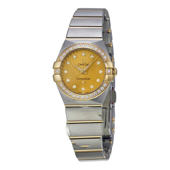 JMS always Watches Original Omega Constellation Diamond Champagne Dial Ladies Watch 12325246058001 JMS always Watches Original Omega Constellation Diamond Champagne Dial Ladies Watch 12325246058001