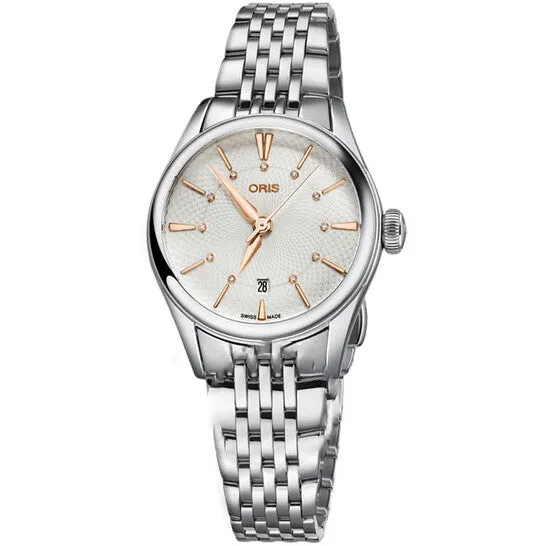 JMS always Watches Original Oris Artelier Date Diamonds Watch 01 561 7722 403107 8 14 79 JMS always Watches Original Oris Artelier Date Diamonds Watch 01 561 7722 403107 8 14 79