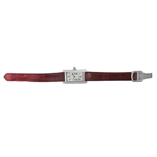JMS always Watches Original Preowned Cartier Tank American Quartz Silver Dial Ladies Watch WSTA0016 JMS always Watches Original Preowned Cartier Tank American Quartz Silver Dial Ladies Watch WSTA0016