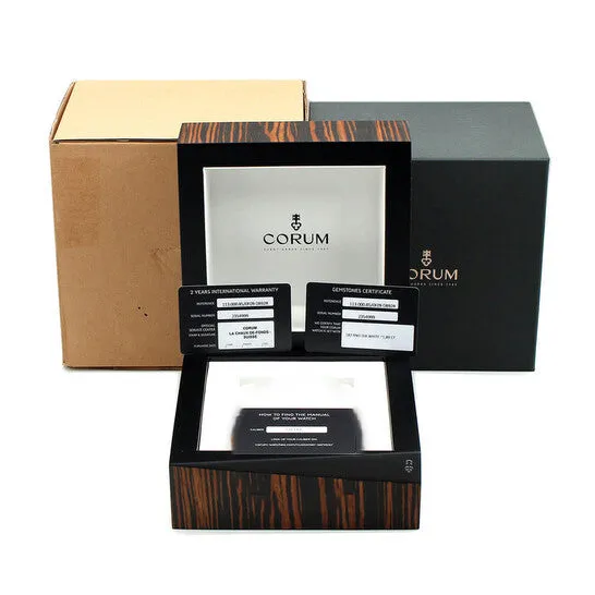 JMS always Watches Original Preowned Corum Golden Bridge Hand Wind Diamond Ladies Watch B11303974 JMS always Watches Original Preowned Corum Golden Bridge Hand Wind Diamond Ladies Watch B11303974