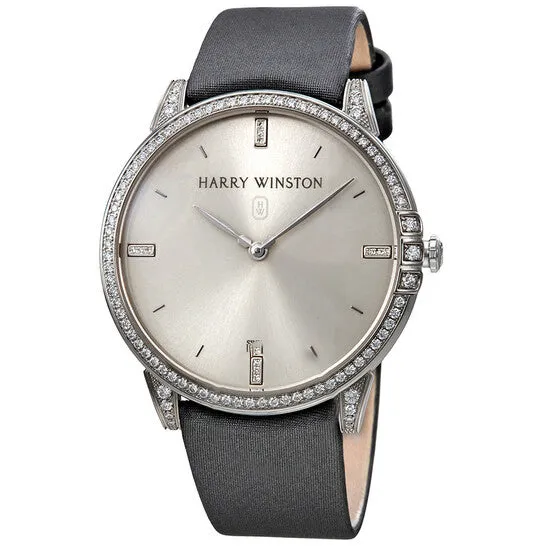 JMS always Watches Original Preowned Harry Winston Midnight Diamond Silver Dial Unisex Watch MIDQHM39WW002 JMS always Watches Original Preowned Harry Winston Midnight Diamond Silver Dial Unisex Watch MIDQHM39WW002
