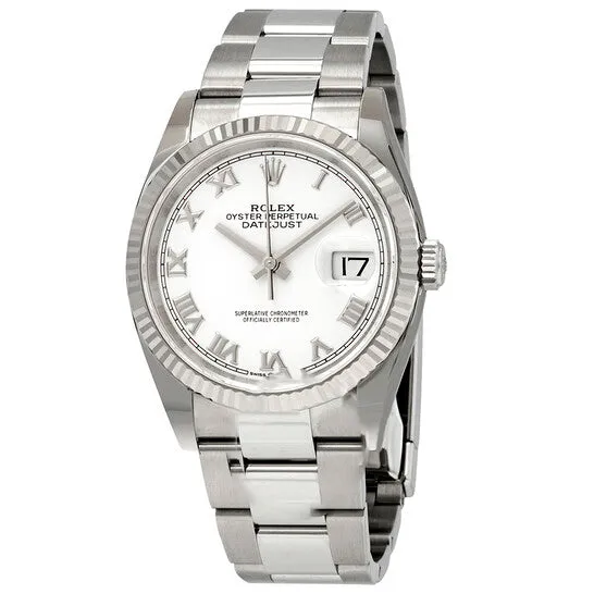 JMS always Watches Original Rolex Datejust 36 Automatic White Dial Ladies Oyster Watch 126234WRO JMS always Watches Original Rolex Datejust 36 Automatic White Dial Ladies Oyster Watch 126234WRO