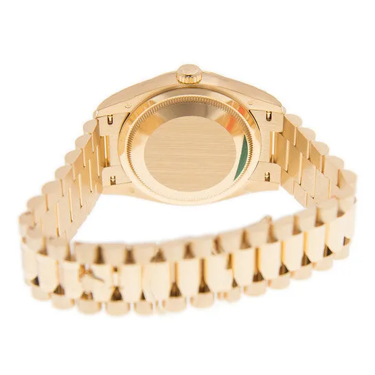 JMS always Watches Original Rolex DayDate 36 Champagne Diamond Dial 18kt Yellow Gold President Watch 128238CDP JMS always Watches Original Rolex DayDate 36 Champagne Diamond Dial 18kt Yellow Gold President Watch 128238CDP