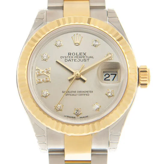 JMS always Watches Original Rolex Lady Datejust Automatic Chronometer Diamond Silver Dial Ladies Watch 279173SDRO JMS always Watches Original Rolex Lady Datejust Automatic Chronometer Diamond Silver Dial Ladies Watch 279173SDRO